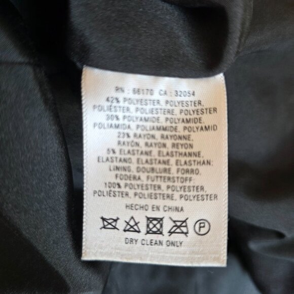 Anthropologie Cartonnier Womens Jacket Size 4 Pockets Blazer Gray Black Lined - Picture 10 of 10